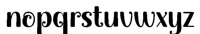 Lightly Crafted Regular Font LOWERCASE