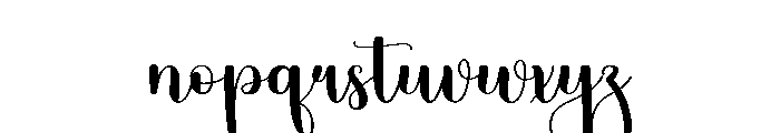 Lightly Snowman Font LOWERCASE