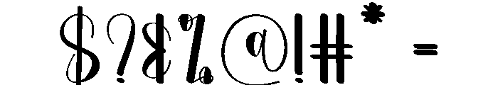 Lightrain Font OTHER CHARS