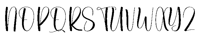 Lightrain Font UPPERCASE