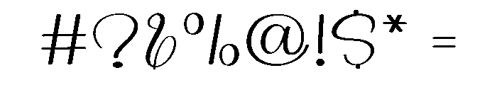 Lightyear Font OTHER CHARS