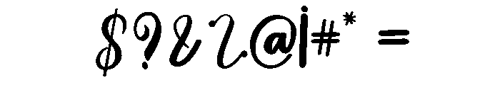 Lightys Sunday Font OTHER CHARS
