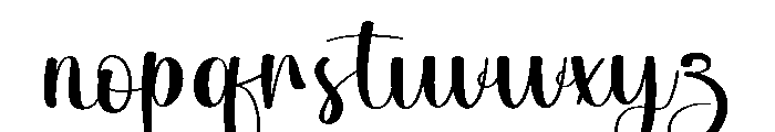Lightys Sunday Font LOWERCASE