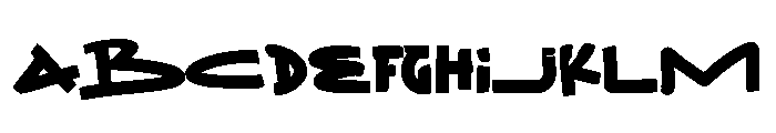 Ligra Regular Font UPPERCASE