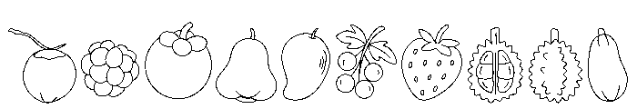 Like Fruit Font OTHER CHARS