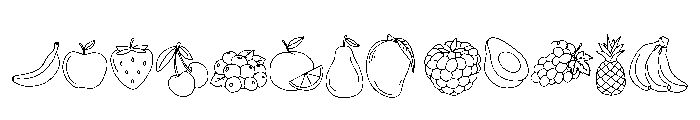 Like Fruit Font UPPERCASE