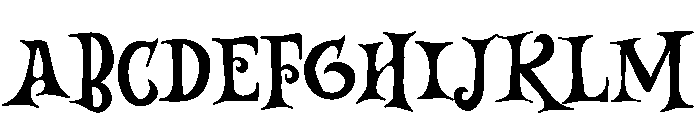 Like Spooky Font UPPERCASE