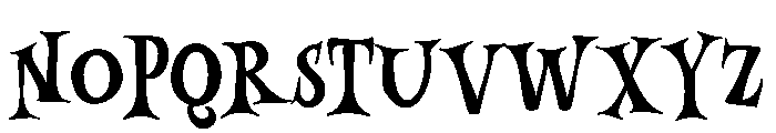 Like Spooky Font LOWERCASE