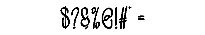 Likeable Handwritten Font OTHER CHARS