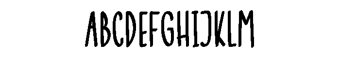 Likeable Handwritten Font UPPERCASE