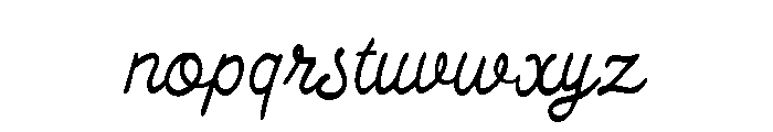 Likely Inlove Script Regular Font LOWERCASE