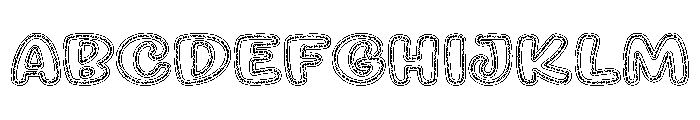 LilacPurpleMosaic Font UPPERCASE