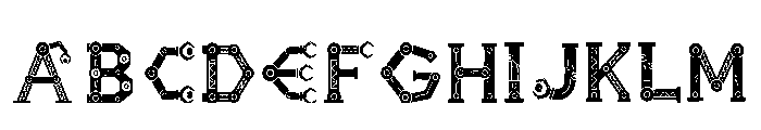 Lilian Regular Font UPPERCASE