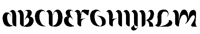 Lillac Font UPPERCASE