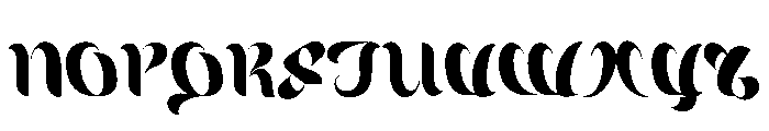 Lillac Font UPPERCASE