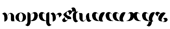 Lillac Font LOWERCASE