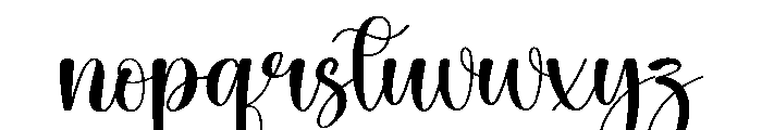 Lilstuff Font LOWERCASE