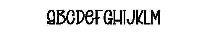 Lily Flowers Font UPPERCASE