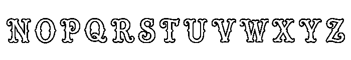 Lily Regular Font UPPERCASE