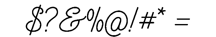 Lily Whisper Font OTHER CHARS