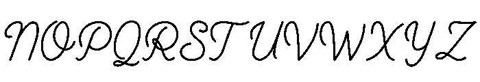 Lily Whisper Font UPPERCASE