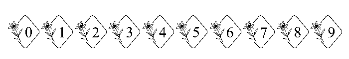 LilyFloralMonogramSuse-Reg Font OTHER CHARS