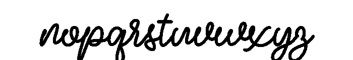 Lilya Birth Flower Font LOWERCASE
