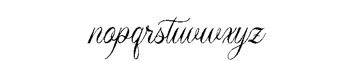 Lim Siendra Font LOWERCASE