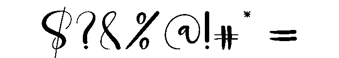 Limited Bakery Font OTHER CHARS