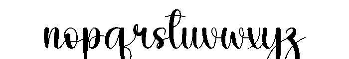 Limited Bakery Font LOWERCASE