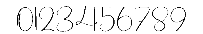 Limited Handwriting Font OTHER CHARS