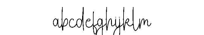 Limited Handwriting FONT