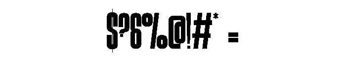 Limited Regular Font OTHER CHARS