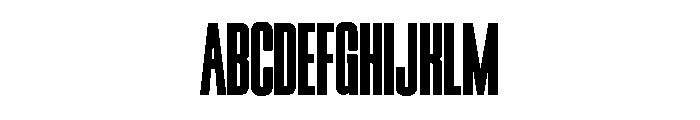 Limited Regular Font UPPERCASE