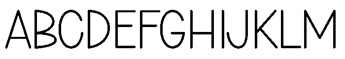 Limited Release Font UPPERCASE