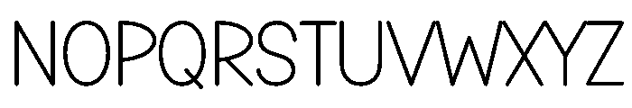 Limited Release Font UPPERCASE