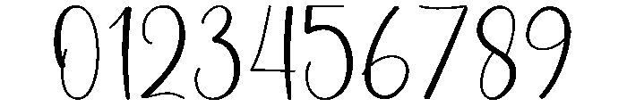 Limited Signature Font OTHER CHARS