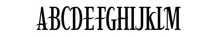 Linden Font UPPERCASE