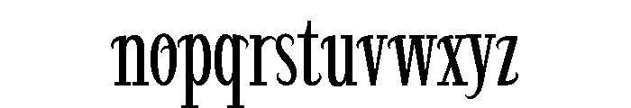 Linden Font LOWERCASE