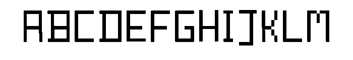 Line By Line Regular Font UPPERCASE