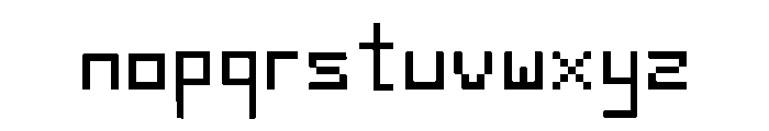 Line By Line Regular Font LOWERCASE