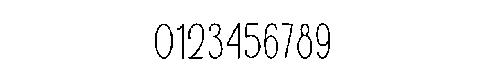 Line Extension Font OTHER CHARS
