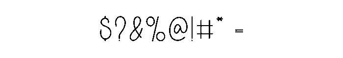 Line Production Font OTHER CHARS