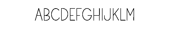 Line Production Font UPPERCASE
