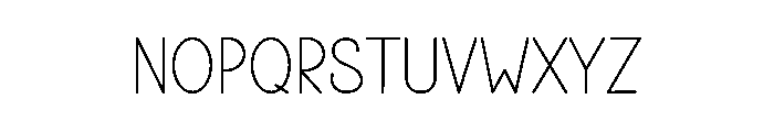 Line Production Font LOWERCASE