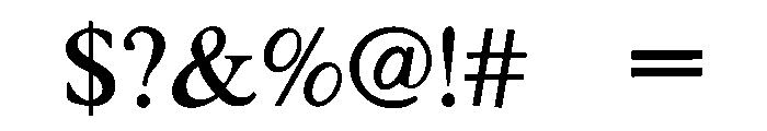 Line art bunny frame Font OTHER CHARS