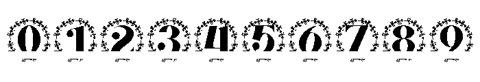 Linea Split Monogram Font OTHER CHARS