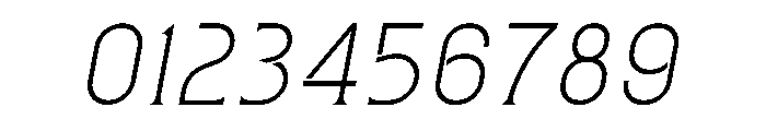 LineaForm Serif Italic Font OTHER CHARS