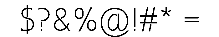 LineaForm Serif Font OTHER CHARS