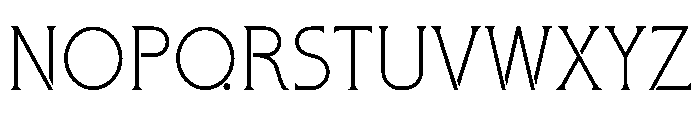 LineaForm Serif Font UPPERCASE